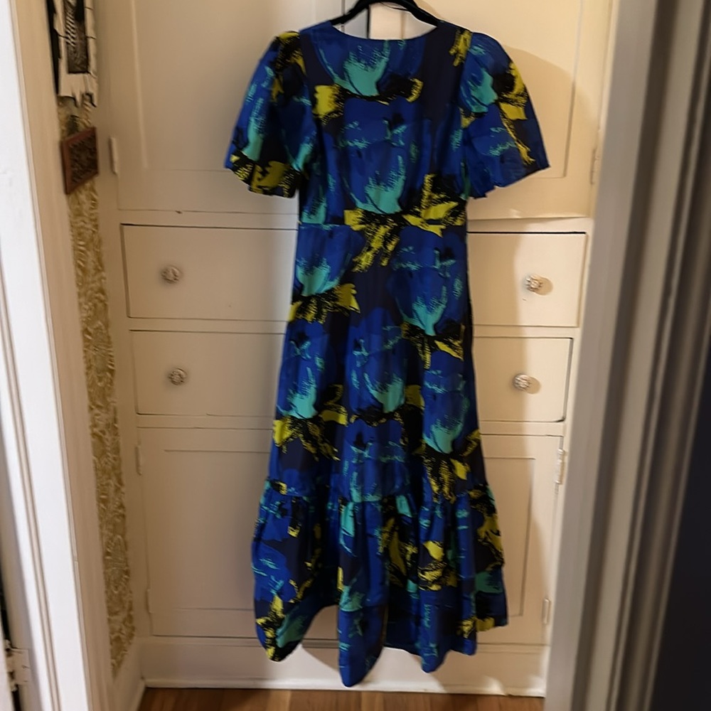 Christopher John Rogers Floral Tiered Dress Size 2 - Picture 6 of 7
